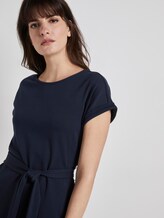 Kleid mit Bindegürtel - Frauen - Sky Captain Blue Kleid mit Bindegürtel - Frauen - Sky Captain Blue - 10 - Mine to five
