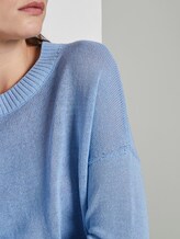 Schlichter Strickpullover - Frauen - Soft Charming Blue Schlichter Strickpullover - Frauen - Soft Charming Blue - 9 - Mine to five