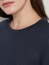 T-Shirt mit Struktur - Frauen - Sky Captain Blue T-Shirt mit Struktur - Frauen - Sky Captain Blue - 9 - Mine to five