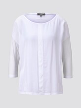 3/4 Arm Shirt mit Falte - Frauen - White 3/4 Arm Shirt mit Falte - Frauen - White - 7 - Mine to five