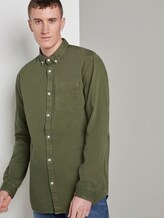Hemd mit Brusttasche - Männer - faded moss green Hemd mit Brusttasche - Männer - faded moss green - 5 - TOM TAILOR Denim