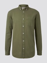Hemd mit Brusttasche - Männer - faded moss green Hemd mit Brusttasche - Männer - faded moss green - 7 - TOM TAILOR Denim