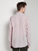 Strukturiertes Hemd aus Leinengemisch - Männer - Fog Beige Strukturiertes Hemd aus Leinengemisch - Männer - Fog Beige - 2 - TOM TAILOR Denim