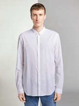 Strukturiertes Hemd aus Leinengemisch - Männer - White Strukturiertes Hemd aus Leinengemisch - Männer - White - 1 - TOM TAILOR Denim
