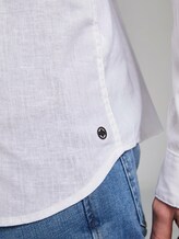 Strukturiertes Hemd aus Leinengemisch - Männer - White Strukturiertes Hemd aus Leinengemisch - Männer - White - 10 - TOM TAILOR Denim