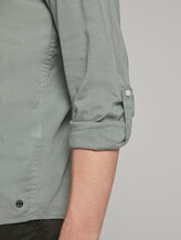 Hemd mit halber Knopfleiste - Männer - Dusty Leave Green Hemd mit halber Knopfleiste - Männer - Dusty Leave Green - 10 - TOM TAILOR Denim