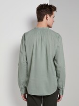 Hemd mit halber Knopfleiste - Männer - Dusty Leave Green Hemd mit halber Knopfleiste - Männer - Dusty Leave Green - 2 - TOM TAILOR Denim