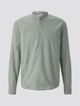 Hemd mit halber Knopfleiste - Männer - Dusty Leave Green Hemd mit halber Knopfleiste - Männer - Dusty Leave Green - 7 - TOM TAILOR Denim