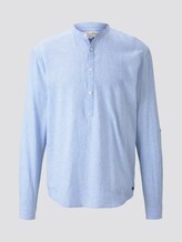 Hemd mit halber Knopfleiste - Männer - Light Blue Hemd mit halber Knopfleiste - Männer - Light Blue - 7 - TOM TAILOR Denim