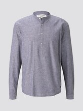 Hemd mit halber Knopfleiste - Männer - Black Hemd mit halber Knopfleiste - Männer - Black - 7 - TOM TAILOR Denim