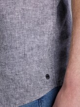Kurzarmhemd mit Mao-Kragen aus Leinengemisch - Männer - Black Kurzarmhemd mit Mao-Kragen aus Leinengemisch - Männer - Black - 10 - TOM TAILOR Denim