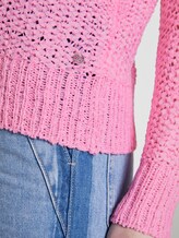 Strukturierte Pullover mit Pastell-Akzent - Frauen - pink yellow colourblock Strukturierte Pullover mit Pastell-Akzent - Frauen - pink yellow colourblock - 10 - TOM TAILOR Denim
