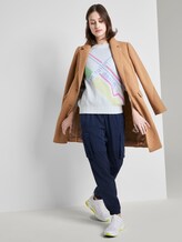 Pullover mit Artwork in Pastellfarben - Frauen - Off White Pullover mit Artwork in Pastellfarben - Frauen - Off White - 3 - TOM TAILOR Denim