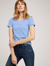 T-Shirt mit Bio-Baumwolle - Frauen - stonington blue T-Shirt mit Bio-Baumwolle - Frauen - stonington blue - 5 - TOM TAILOR