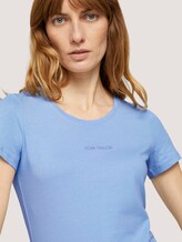 T-Shirt mit Bio-Baumwolle - Frauen - stonington blue T-Shirt mit Bio-Baumwolle - Frauen - stonington blue - 9 - TOM TAILOR