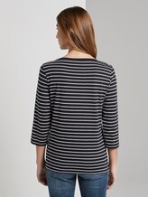 Maritimes Langarmshirt - Frauen - navy white stripe design Maritimes Langarmshirt - Frauen - navy white stripe design - 2 - TOM TAILOR