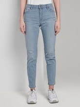 Liva Boyfriend-Jeans mit Rissen - Frauen - Destroyed Light Stone Blue Den Liva Boyfriend-Jeans mit Rissen - Frauen - Destroyed Light Stone Blue Den - 1 - TOM TAILOR Denim