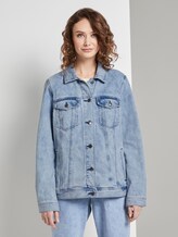 Nena & Larissa: Jeansjacke im Pastell-Washed-Look - Frauen - random bleached blue denim Nena & Larissa: Jeansjacke im Pastell-Washed-Look - Frauen - random bleached blue denim - 1 - TOM TAILOR Denim