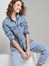 Nena & Larissa: Jeansjacke im Pastell-Washed-Look - Frauen - random bleached blue denim Nena & Larissa: Jeansjacke im Pastell-Washed-Look - Frauen - random bleached blue denim - 5 - TOM TAILOR Denim