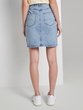 High-waist denim skirt in mini length - Women - random bleached blue denim High-waist denim skirt in mini length - Women - random bleached blue denim - 2 - TOM TAILOR Denim