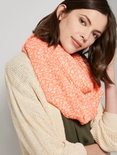 Patterned tube scarf - Women - melon small leo design Patterned tube scarf - Women - melon small leo design - 5 - Tom Tailor E-Shop Kollektion