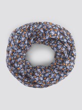 Patterned tube scarf - Women - navy floral design Patterned tube scarf - Women - navy floral design - 7 - Tom Tailor E-Shop Kollektion