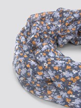 Patterned tube scarf - Women - navy floral design Patterned tube scarf - Women - navy floral design - 9 - Tom Tailor E-Shop Kollektion