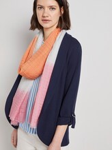 Schal im Batik-Look - Frauen - fruity melon orange Schal im Batik-Look - Frauen - fruity melon orange - 5 - TOM TAILOR
