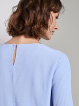 Elegant crepe T-shirt - Women - Parisienne Blue Elegant crepe T-shirt - Women - Parisienne Blue - 10 - TOM TAILOR