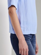 Elegant crepe T-shirt - Women - Parisienne Blue Elegant crepe T-shirt - Women - Parisienne Blue - 9 - TOM TAILOR