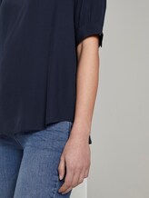 Bluse mit gerafften Ärmeln - Frauen - Sky Captain Blue Bluse mit gerafften Ärmeln - Frauen - Sky Captain Blue - 10 - TOM TAILOR