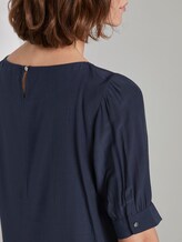 Bluse mit gerafften Ärmeln - Frauen - Sky Captain Blue Bluse mit gerafften Ärmeln - Frauen - Sky Captain Blue - 9 - TOM TAILOR