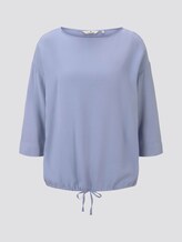 Bluse mit elastischem Bund - Frauen - Parisienne Blue Bluse mit elastischem Bund - Frauen - Parisienne Blue - 7 - TOM TAILOR