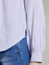 Bluse mit Ballon-Ärmeln - Frauen - blue white vertical stripe Bluse mit Ballon-Ärmeln - Frauen - blue white vertical stripe - 10 - TOM TAILOR