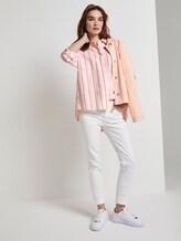 Nena & Larissa: Gestreifte Bluse - Frauen - melon beige stripe Nena & Larissa: Gestreifte Bluse - Frauen - melon beige stripe - 3 - TOM TAILOR