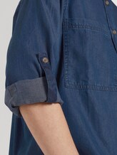 Denim blouse with pockets - Women - Blue Denim Denim blouse with pockets - Women - Blue Denim - 10 - TOM TAILOR