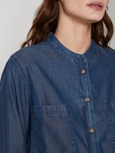 Denim blouse with pockets - Women - Blue Denim Denim blouse with pockets - Women - Blue Denim - 9 - TOM TAILOR