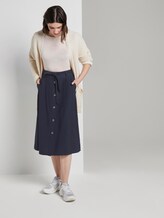 Midirock mit Knopfleiste - Frauen - Sky Captain Blue Midirock mit Knopfleiste - Frauen - Sky Captain Blue - 3 - TOM TAILOR