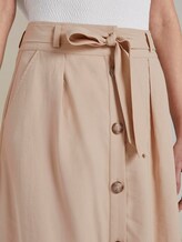 Midirock mit Knopfleiste - Frauen - cream toffee Midirock mit Knopfleiste - Frauen - cream toffee - 10 - TOM TAILOR