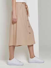 Midirock mit Knopfleiste - Frauen - cream toffee Midirock mit Knopfleiste - Frauen - cream toffee - 11 - TOM TAILOR