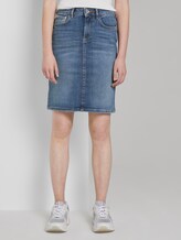 Schlichter Jeansrock - Frauen - light stone wash denim Schlichter Jeansrock - Frauen - light stone wash denim - 1 - TOM TAILOR