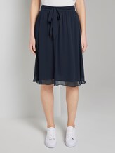 Chiffon Rok - Vrouwen - Sky Captain Blue Chiffon Rok - Vrouwen - Sky Captain Blue - 1 - TOM TAILOR