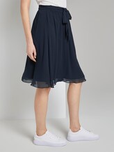 Chiffon Rok - Vrouwen - Sky Captain Blue Chiffon Rok - Vrouwen - Sky Captain Blue - 11 - TOM TAILOR