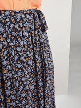 Rock aus Chiffon - Frauen - navy floral design Rock aus Chiffon - Frauen - navy floral design - 10 - TOM TAILOR