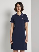 Mini polo dress - Women - Real Navy Blue Mini polo dress - Women - Real Navy Blue - 1 - TOM TAILOR Denim