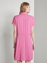 Mini Hemdkleid mit verstellbarem Taillenbund - Frauen - bright pink Mini Hemdkleid mit verstellbarem Taillenbund - Frauen - bright pink - 2 - TOM TAILOR Denim