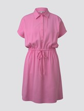 Mini Hemdkleid mit verstellbarem Taillenbund - Frauen - bright pink Mini Hemdkleid mit verstellbarem Taillenbund - Frauen - bright pink - 7 - TOM TAILOR Denim