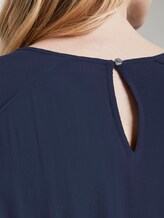 Midikleid mit Tunnelzug an der Taille - Frauen - Real Navy Blue Midikleid mit Tunnelzug an der Taille - Frauen - Real Navy Blue - 9 - TOM TAILOR Denim