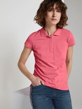 Polo Shirt met textuur - Vrouwen - charming pink Polo Shirt met textuur - Vrouwen - charming pink - 5 - TOM TAILOR