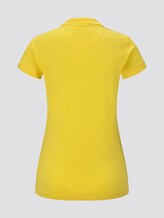 Polo Shirt met textuur - Vrouwen - jasmine yellow Polo Shirt met textuur - Vrouwen - jasmine yellow - 8 - TOM TAILOR